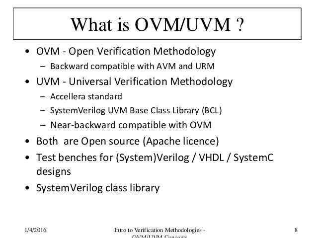 The Uvm Primer Pdf